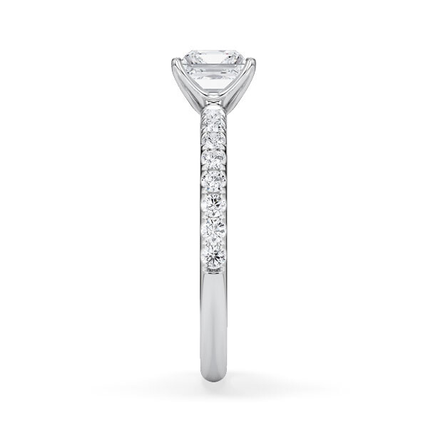 Hollywood Ring Platin Princess Rubin 1855