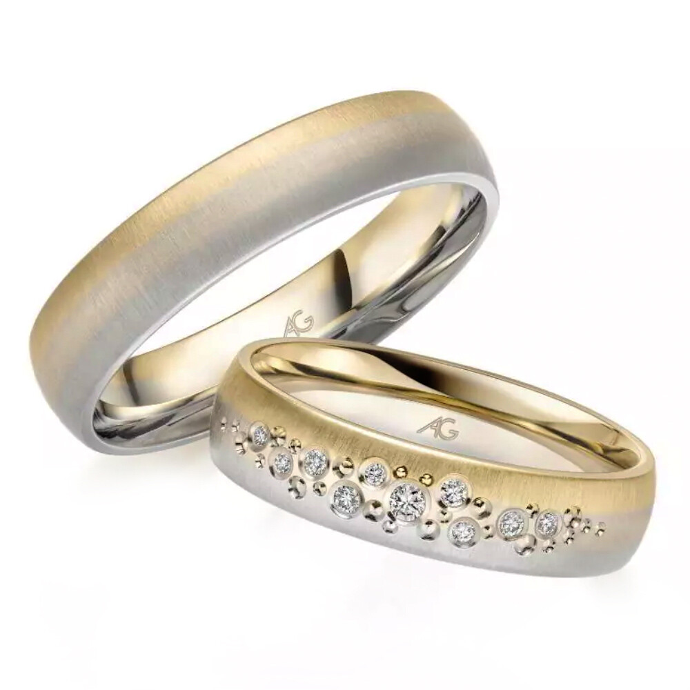 Trauringe Sonnenlicht Brillant 4/31243/5 & 31243/5