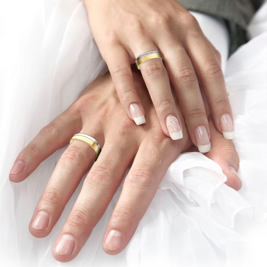 Trauringe Bicolor Honeymoon 66/45010 & 66/45020