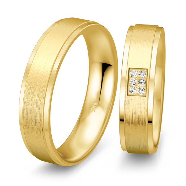 Trauringe Gelbgold 49/82019 & 49/82018