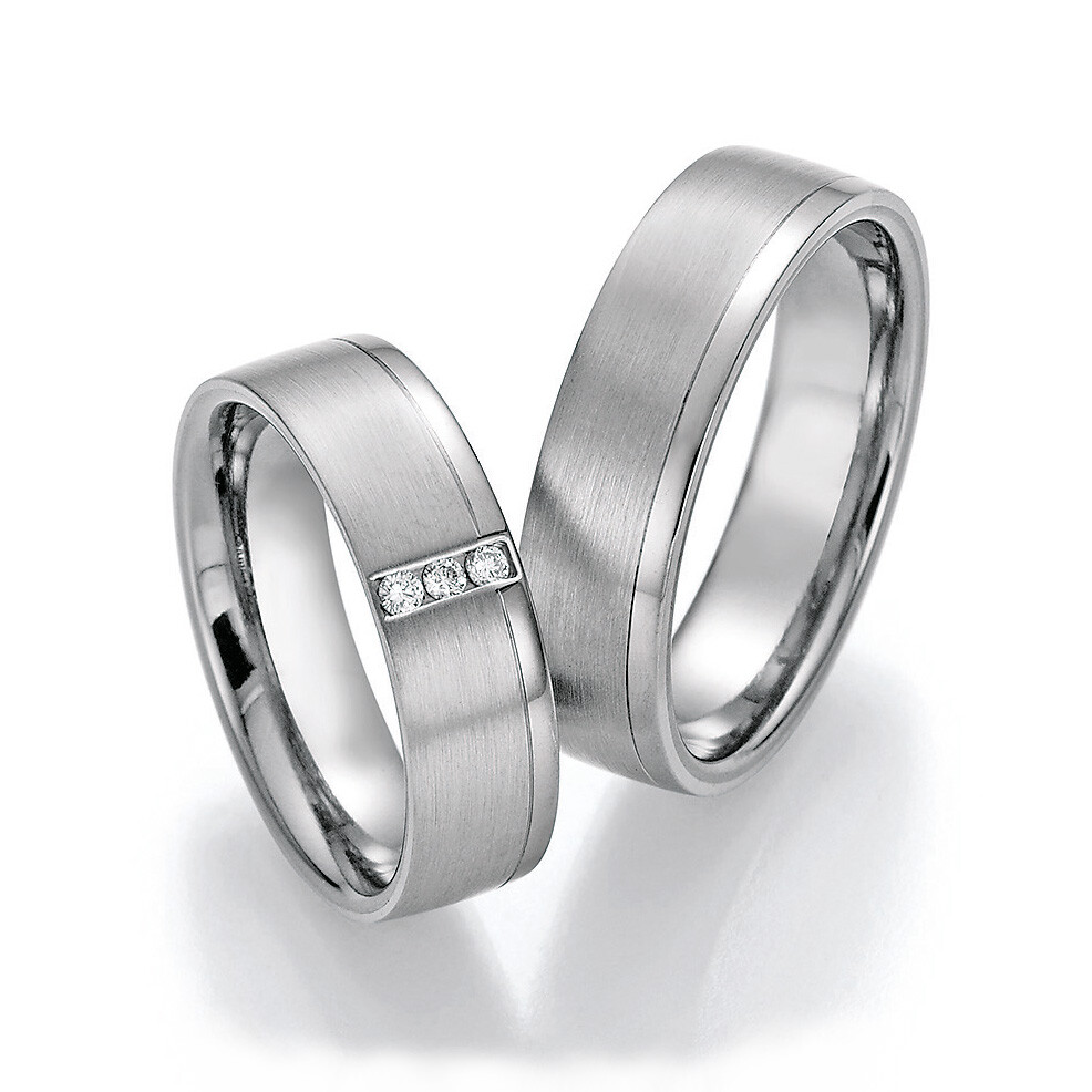 Trauringe Platin 600 & Titan 86/10010