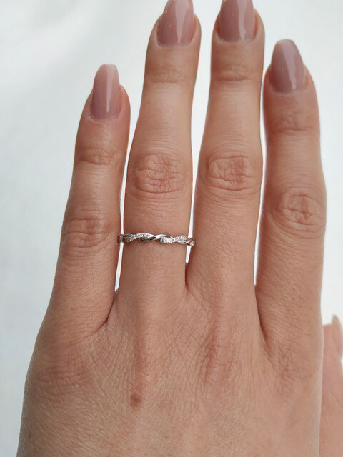 First Love Ring Weißgold 585 K10971/W Hand