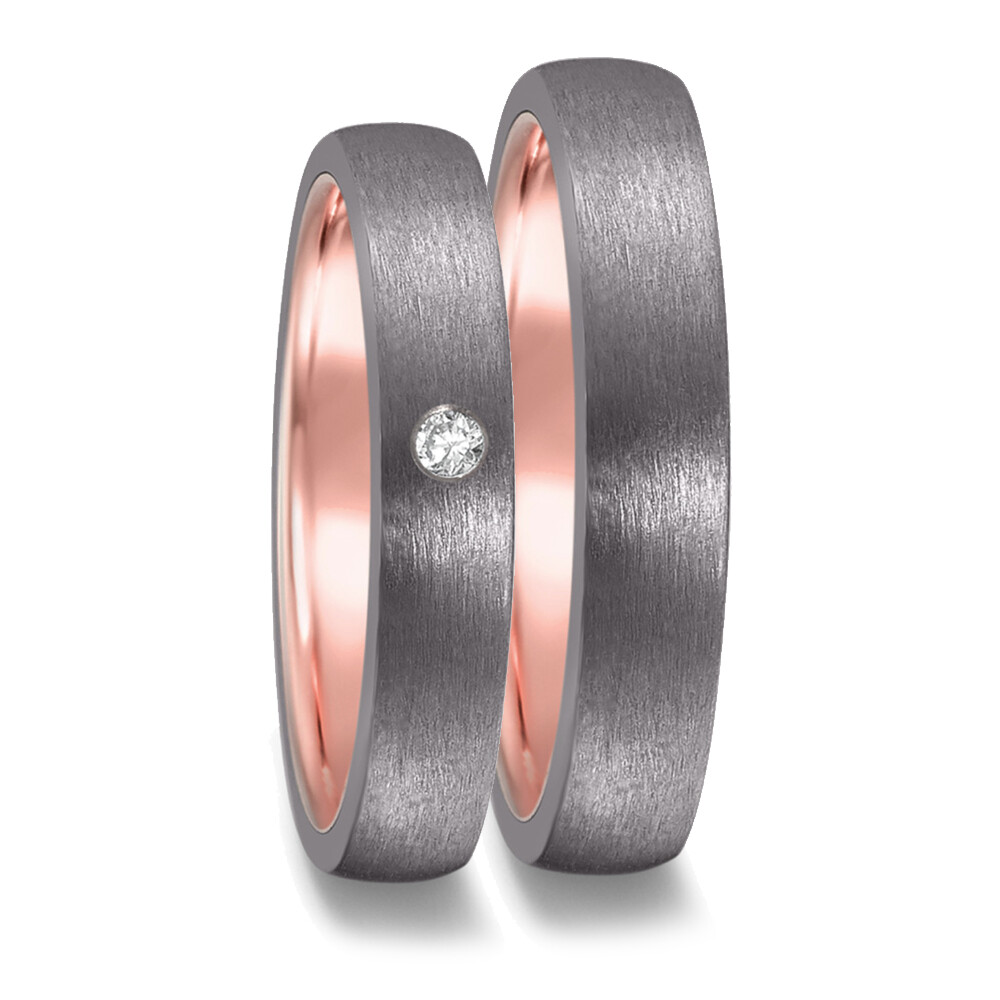 Trauringe Tantal & Rotgold 585 TNO52568