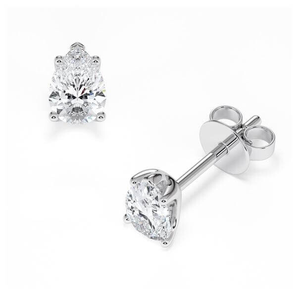 Ohrstecker Weißgold 585 Lab-Grown Diamant zus. 1,000 ct, RU-1779-25
