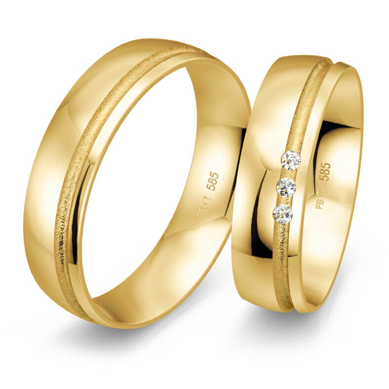 Trauringe SmartLine Gelbgold