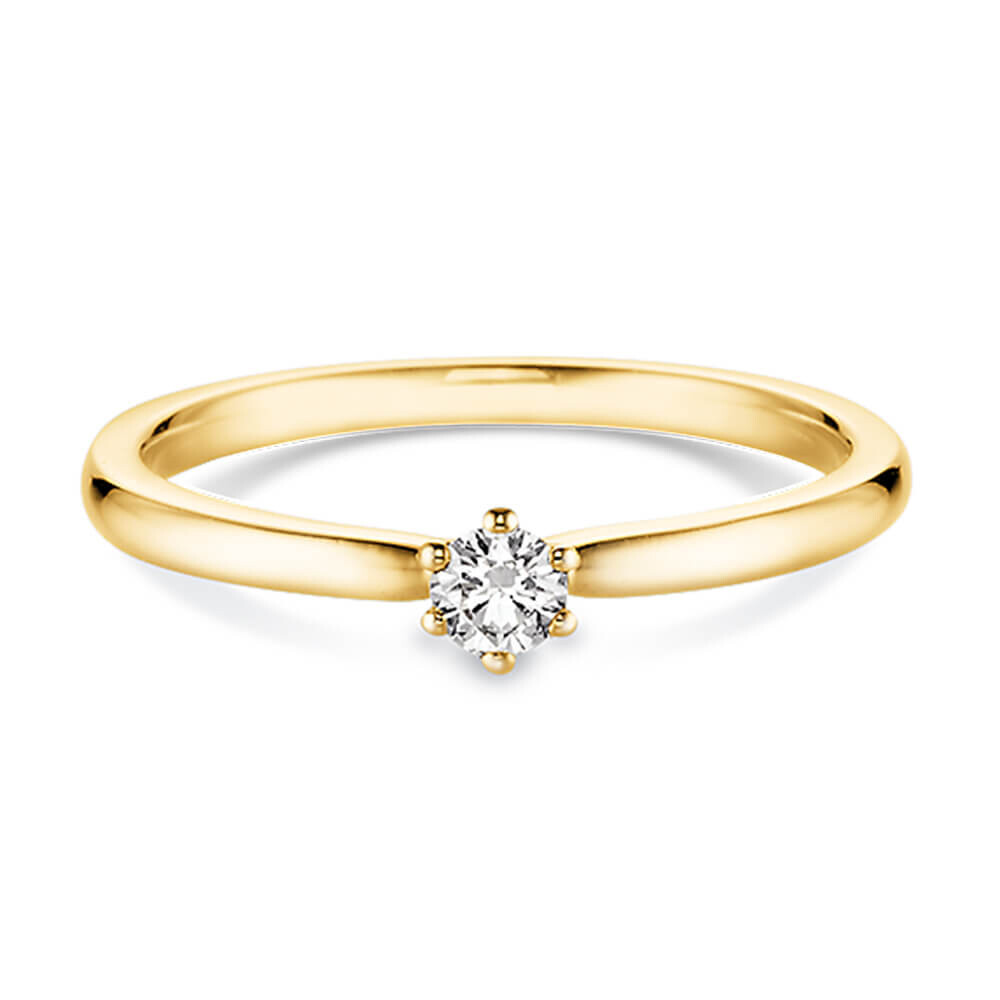 Verlobungsring Gebgold mit Diamant Dettinger 26932