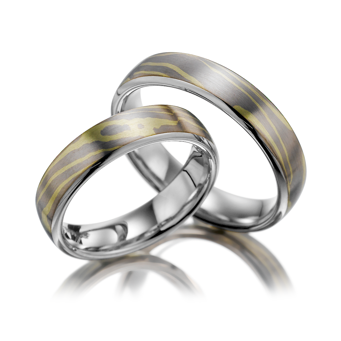 Trauringe Mokume Gane F-1100-7