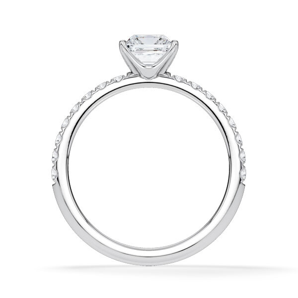 Hollywood Ring Platin Princess Rubin 1855