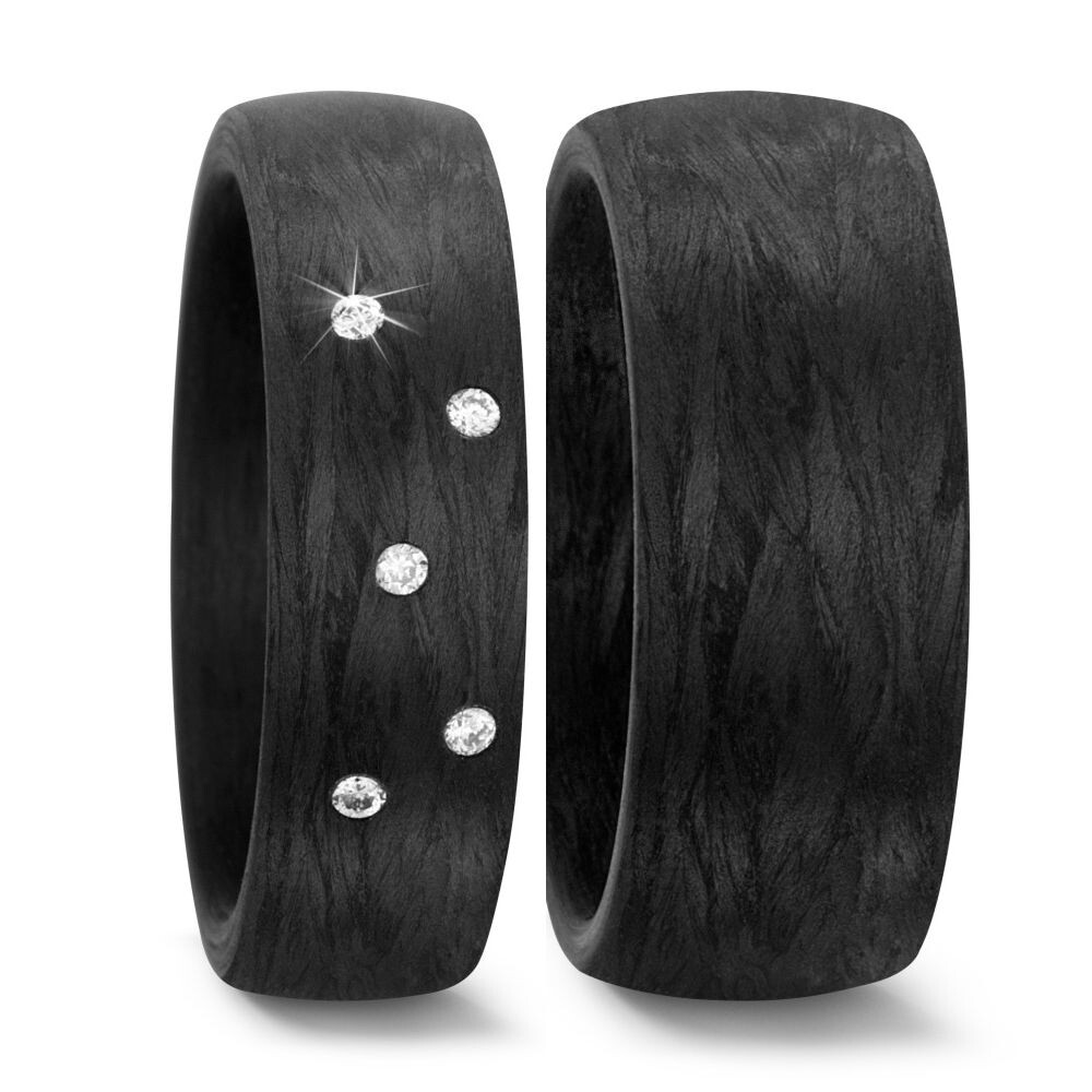 Trauringe aus Carbon - TRS59TF303