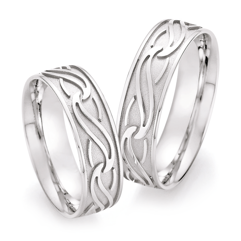 Trauringe Weißgold 66/39060 & 66/39060