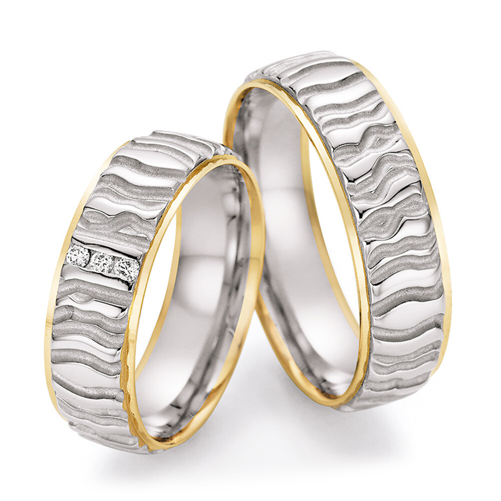 Trauringe Bicolor Honeymoon 66/45030 & 66/45040