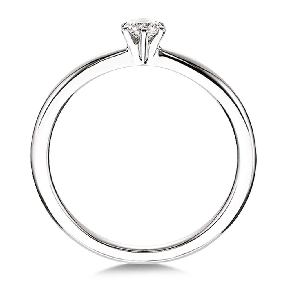 Verlobungsring Weißgold mit Diamant Dettinger 26932