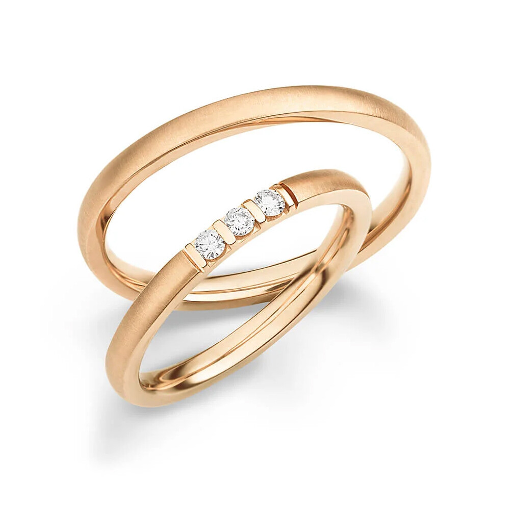 Eheringe Sienna Gold Brillant 0,090 ct.
