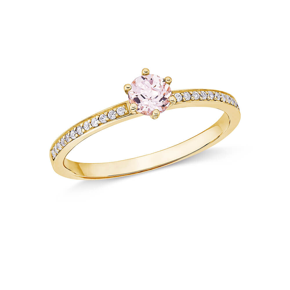 Ring Principessa Gelbgold Morganit Brillant EH006241