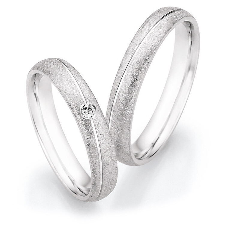 Eheringe Silber 925 Legends eismatt 55/33090 & 55/33100