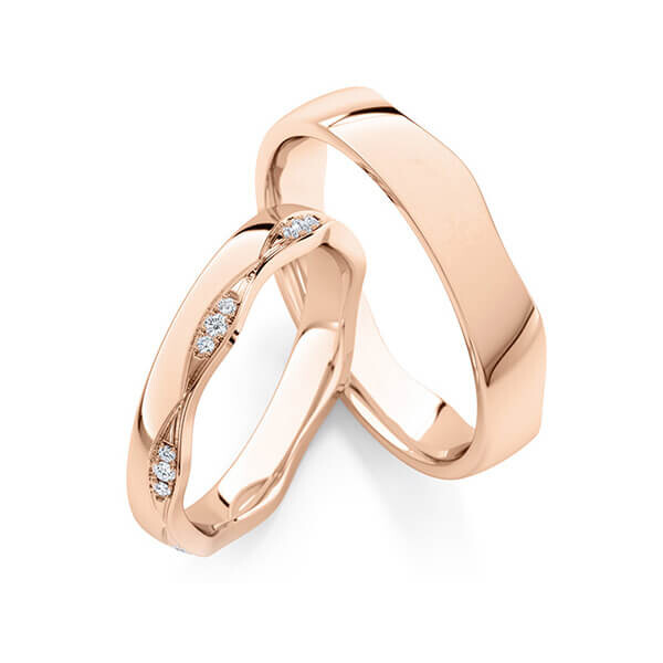 Trauringe Memoire Rotgold RU-1774