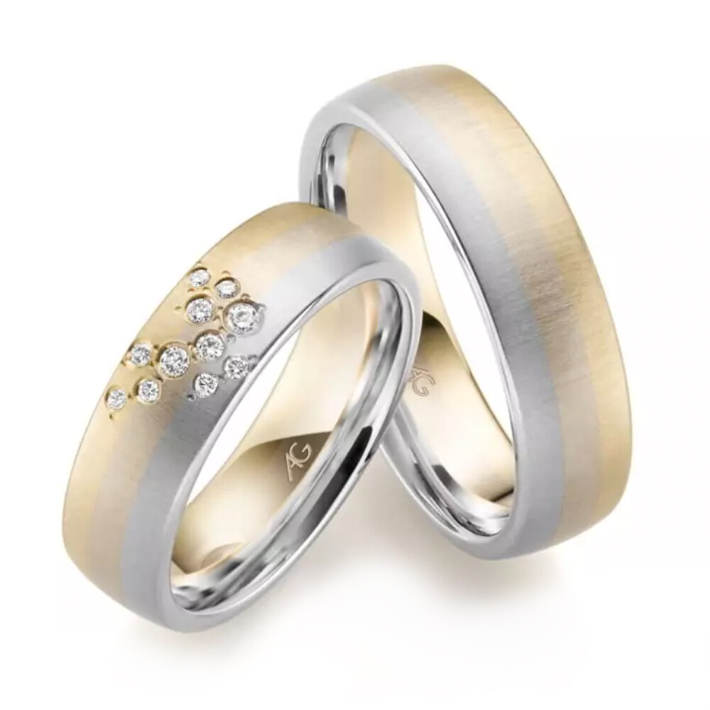Trauringe Sonnenlicht Brillant 0,088 ct.