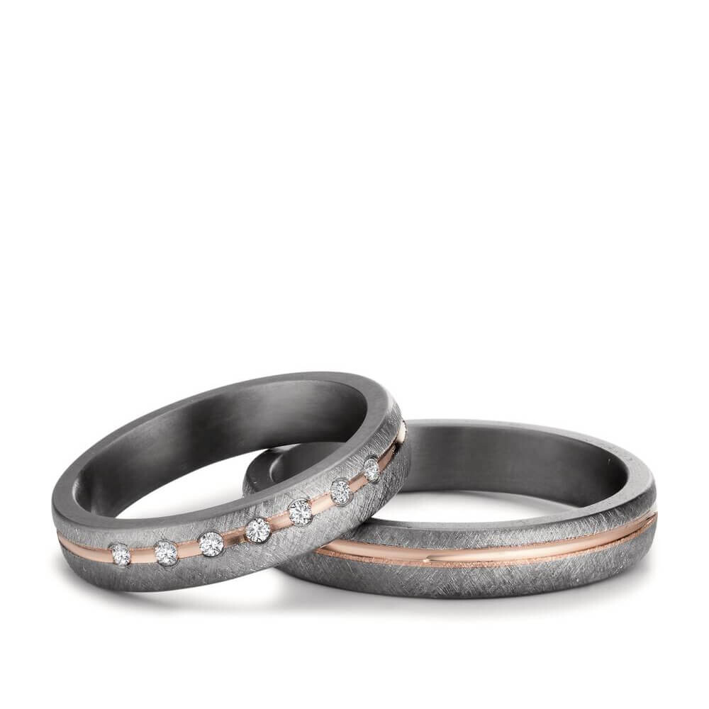 Eheringe aus Tantal & Roségold 585 TNO59759