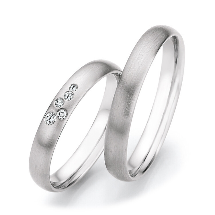 Eheringe Platin Honeymoon 51/30030 & 51/30040