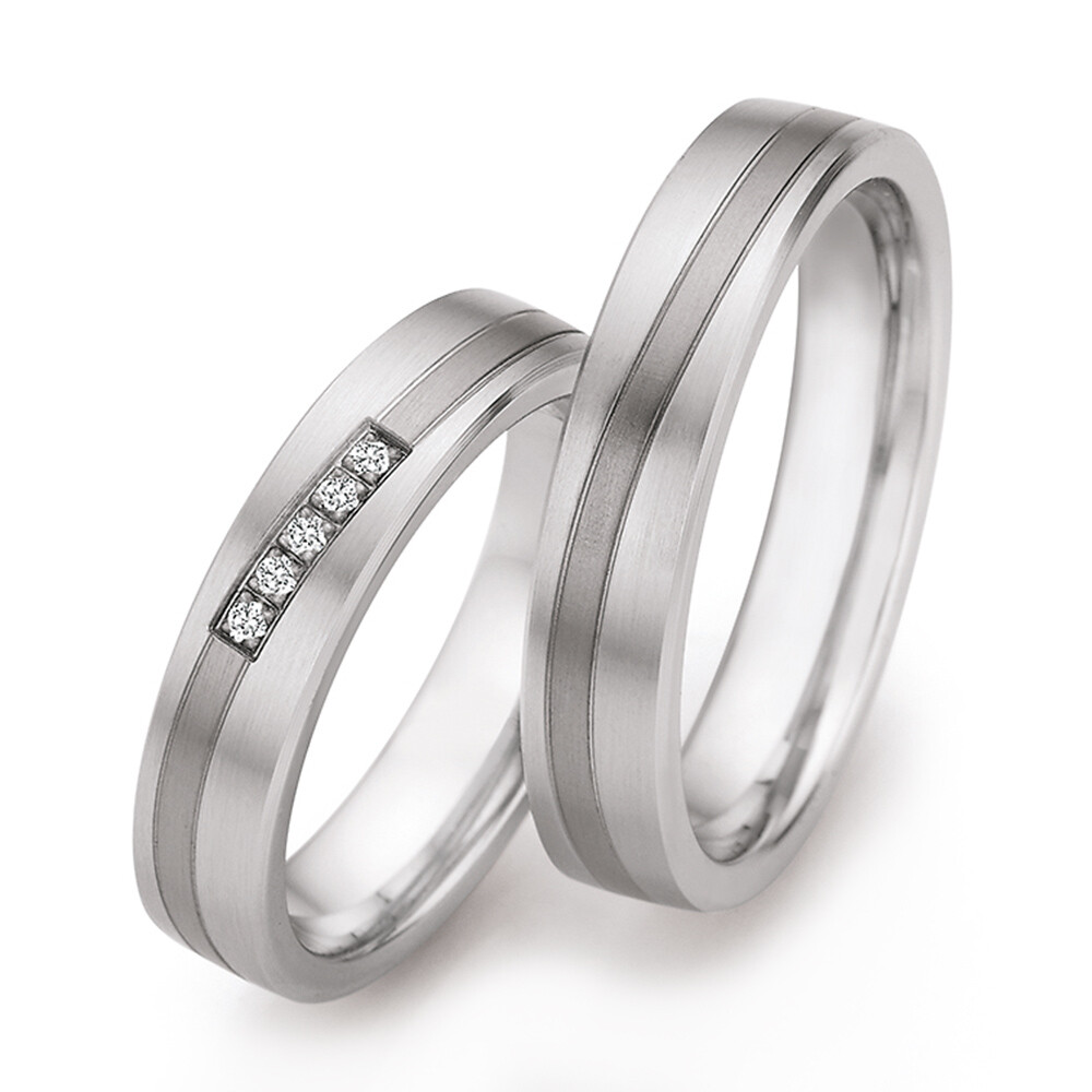 Eheringe Steel Titan Brillant 68/20150 & 68/20160