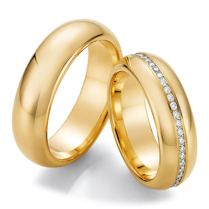 Eheringe Trauringe Gelbgold La Bellezza 02/50070 & 02/50080