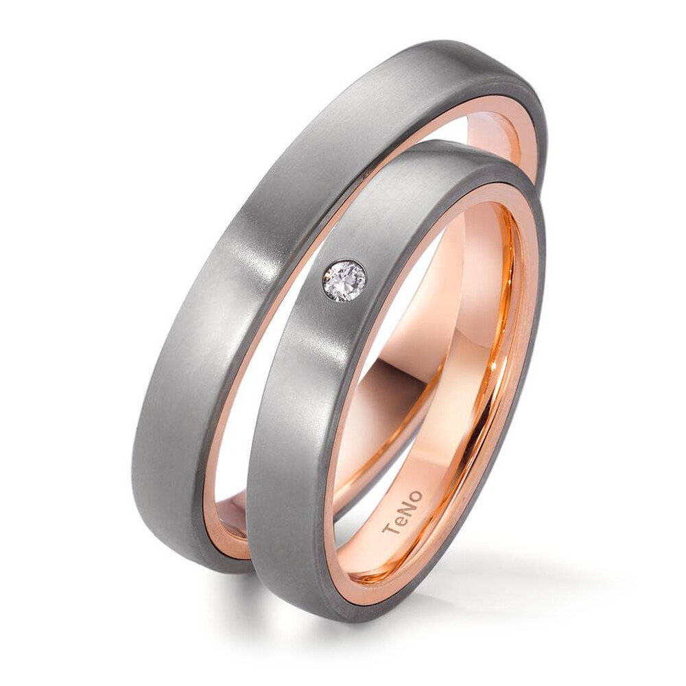 Empiric Love Partnerringe Rotgold & Titan TNO52658