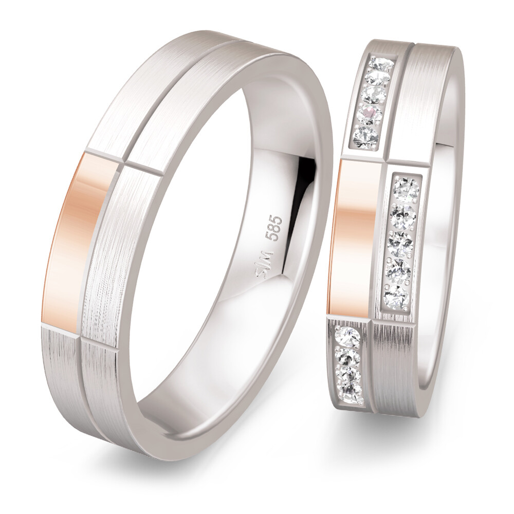 Trauringe Eternity Mehrfarbig