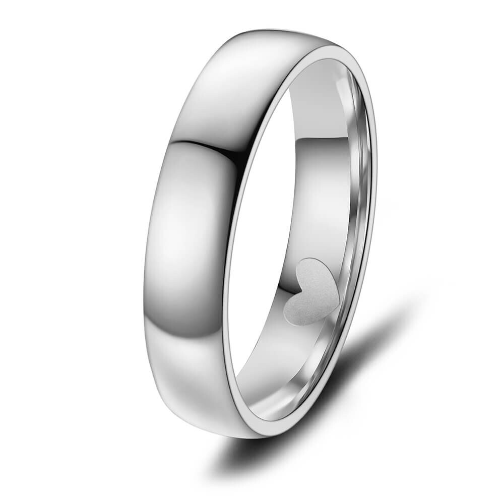 Partnerring Trauringe Edelstahl Herz Marrya ES-30