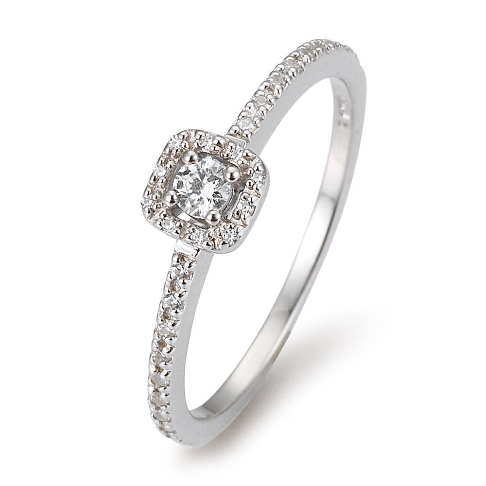 Fantasy Pavé Ring Eckig Weißgold Brillant 41/05802