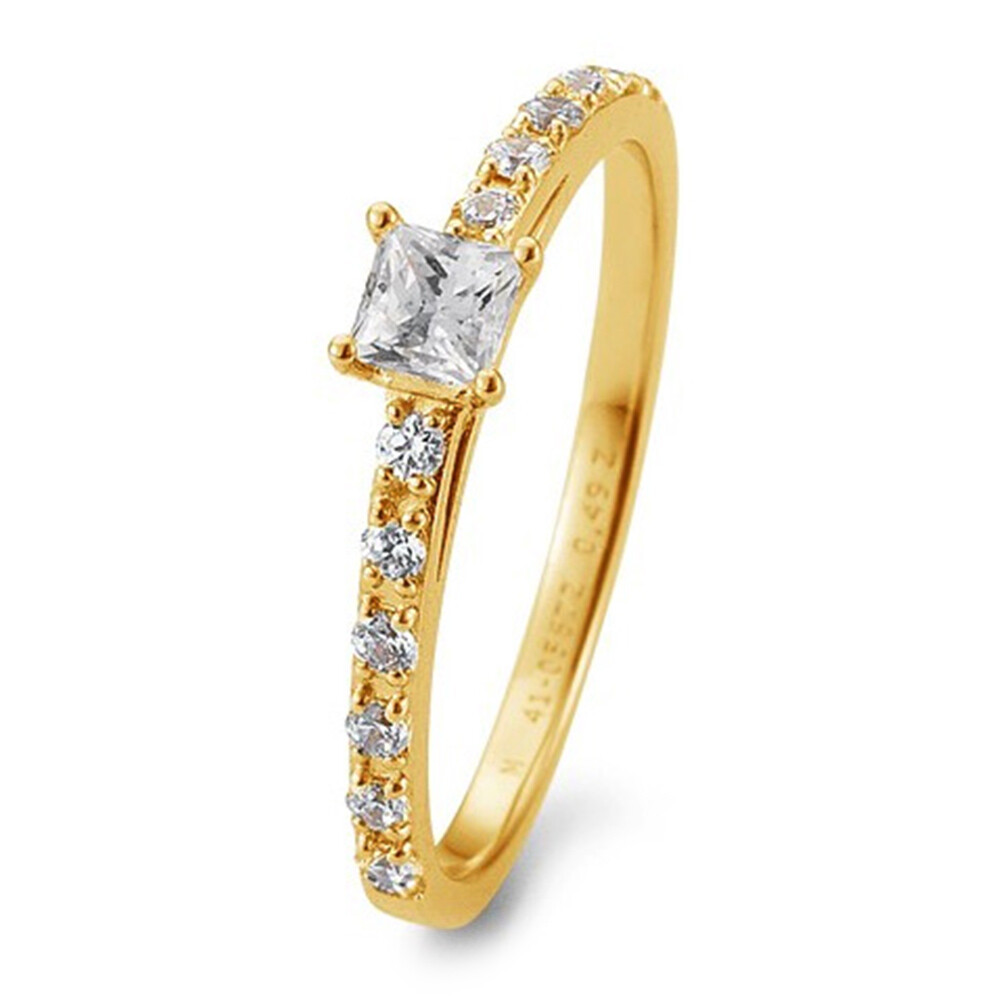 Verlobungsring Antragsring Gelbgold Princess Brillant TRS05BR672G