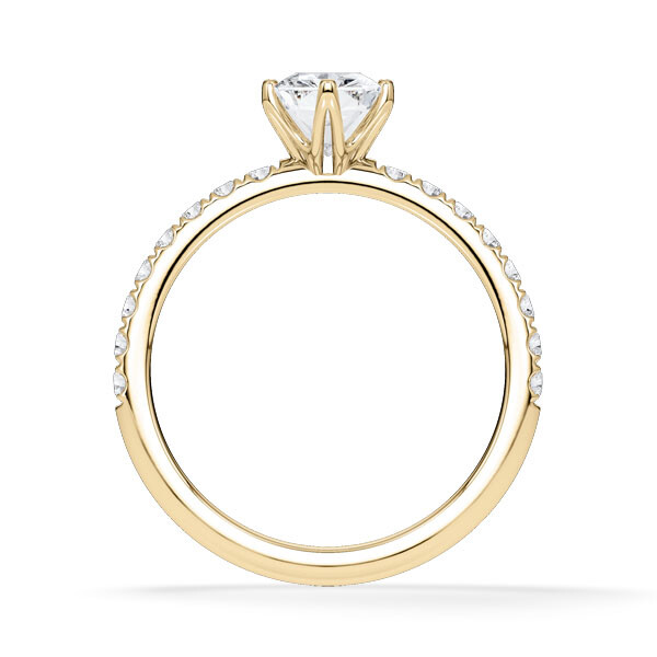 Hollywood Ring Radiant Gelbgold Rubin 1886