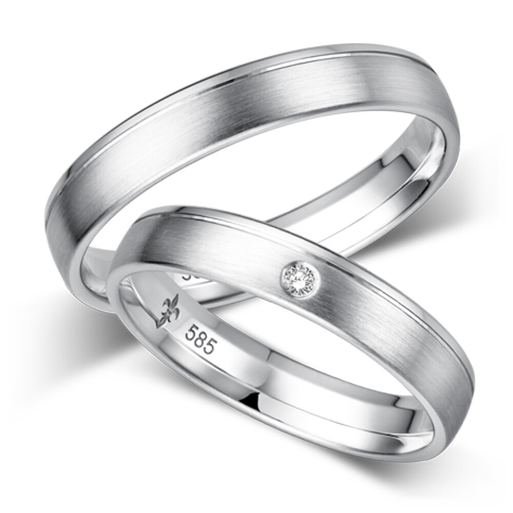 Trauringe Danielle Weißgold TR-0/TR-1-00058