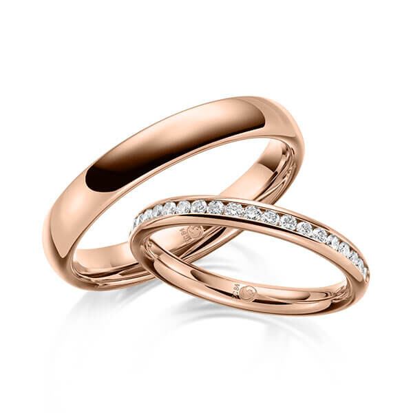 Trauringe Memoire Rotgold RU-1637