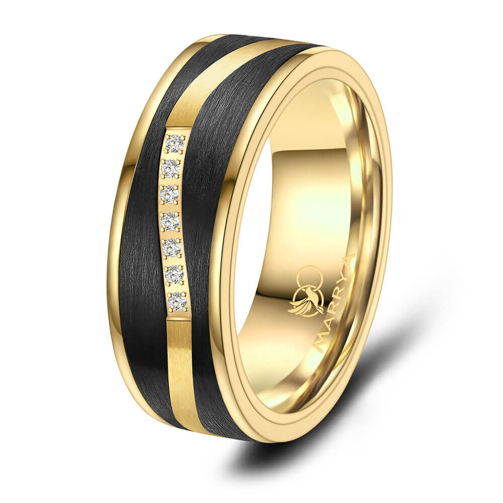 Damenring Titan Carbon CA06