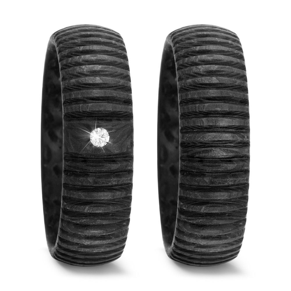 Trauringe Carbon Brillant 52518 000