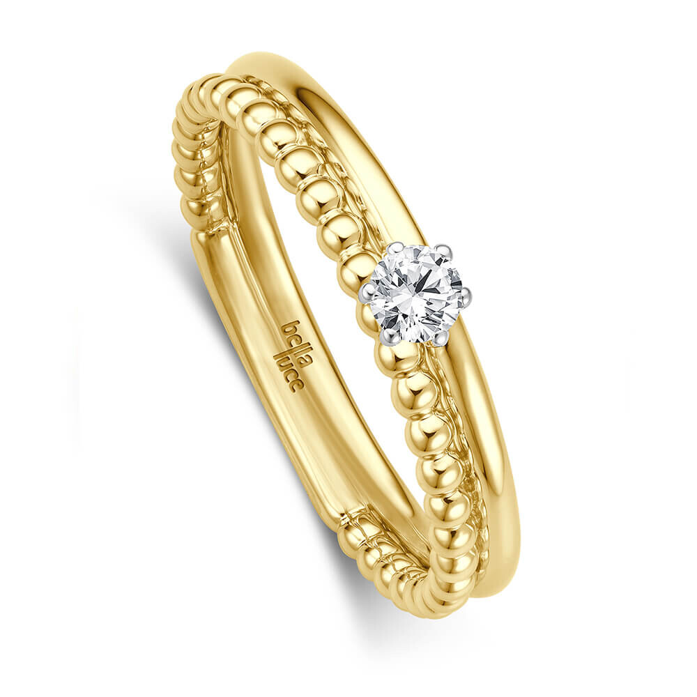 Kugelring Pallina Gelbgold Brillant EH004540