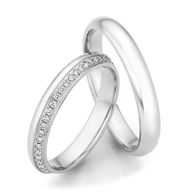 Eheringe Platin Honeymoon 51/30130 & 51/30140