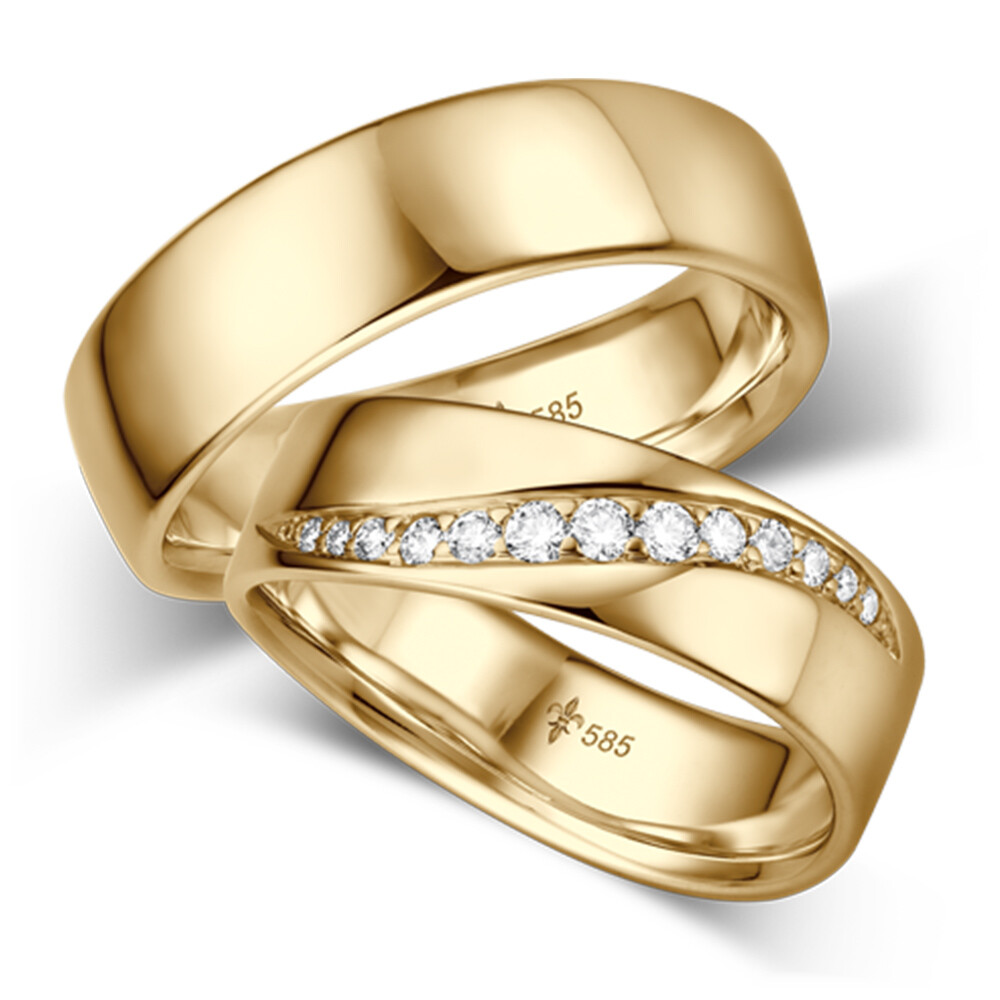 Trauringe Milou Gelbgold TR-0/TR-1-00056