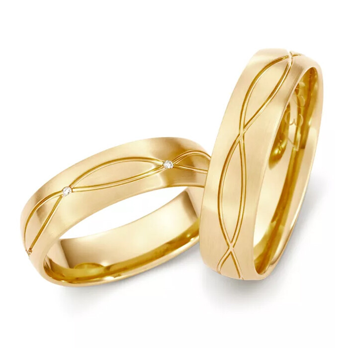 Trauringe Gelbgold Brillant 70237
