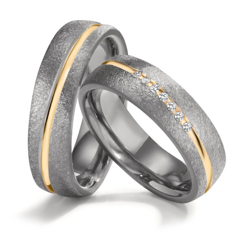 Trauringe aus Tantal & Gold TNO52702