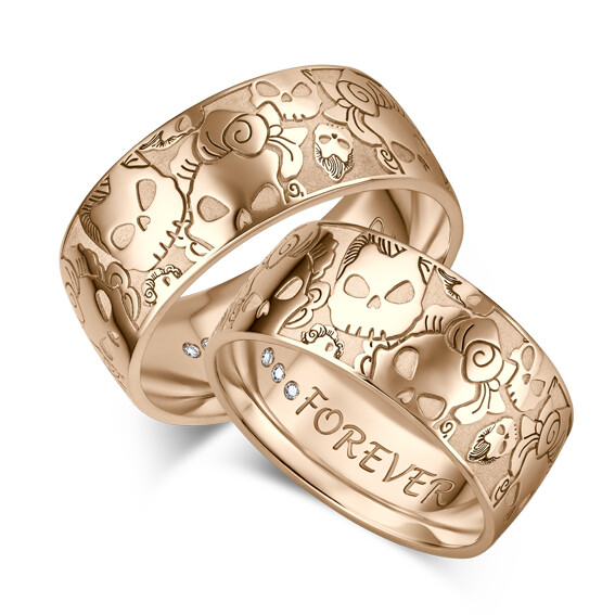 Trauringe Rock 'n Roll Roségold - TRS9GI001Rs