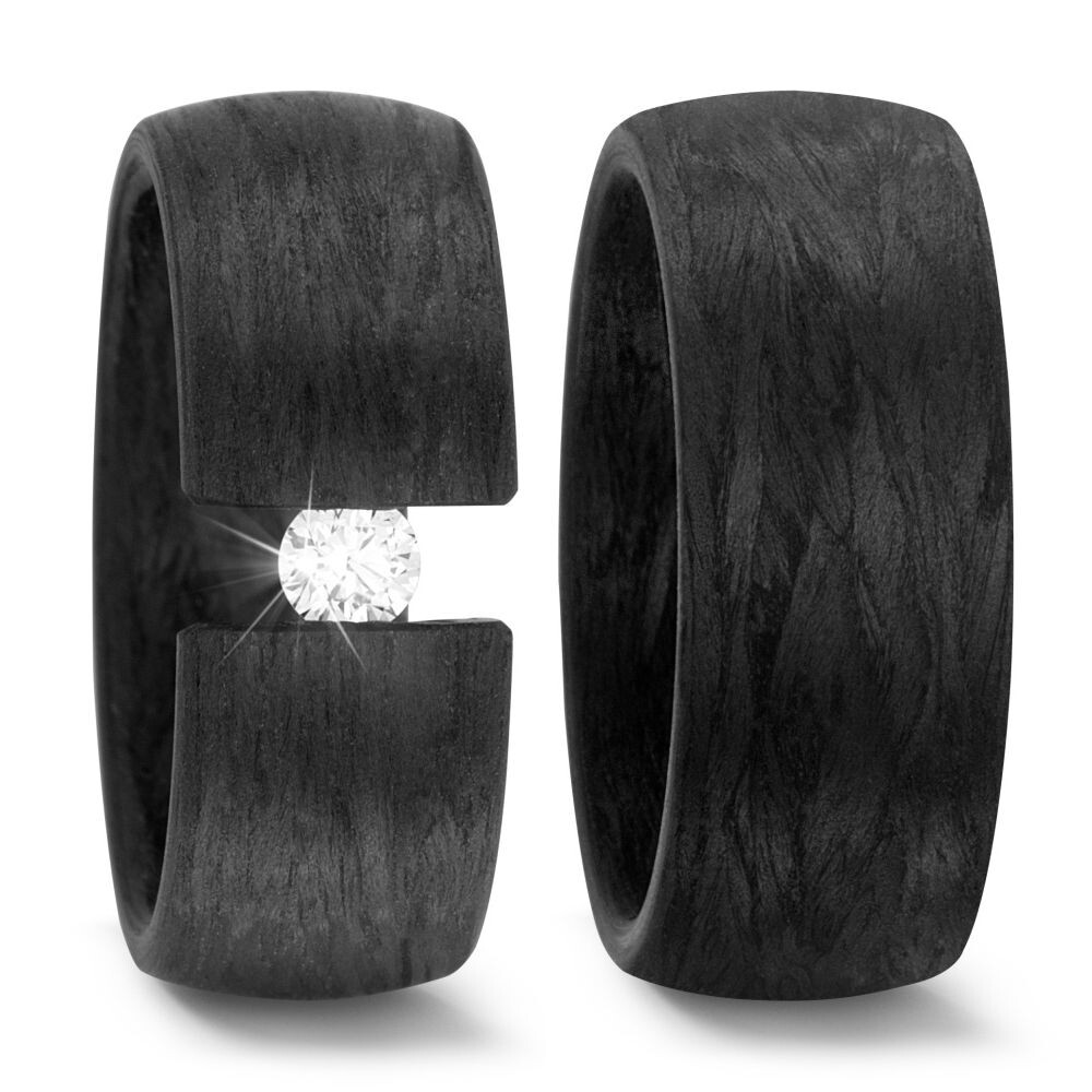 Trauringe Partnerringe Carbon Brillant 59283 & 59289