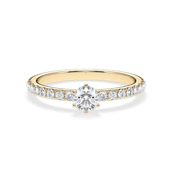 Hollywood Ring Classic Brillant Gelbgold RU-1888