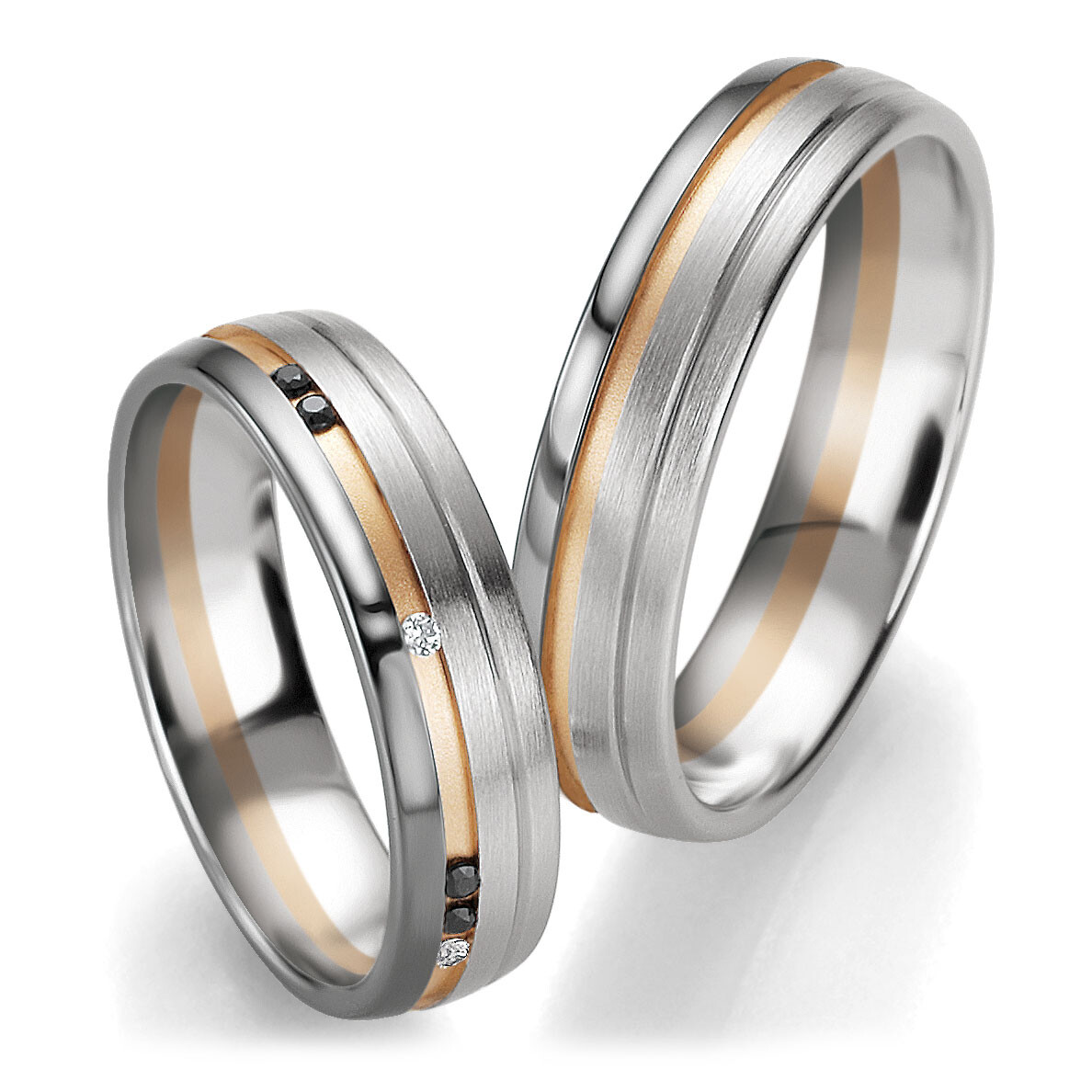 Trauringe Bicolor 48/06405 & 48/06406