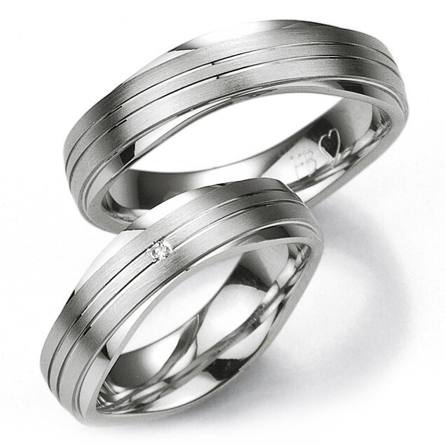 Trauringe / Partnerringe Silber 925 - TRS08BR013Si