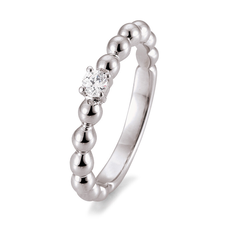 Kugelring Platin Brillant 41/05974 0.100 ct.