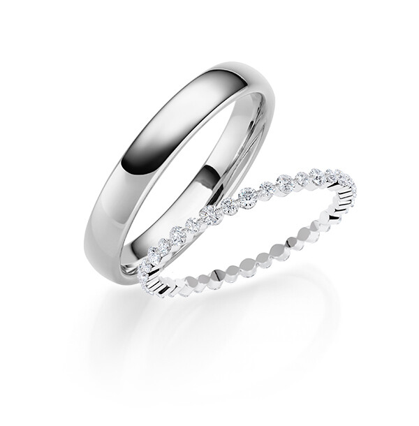 Trauringe Memoire Eheringe Palladium RU-1821