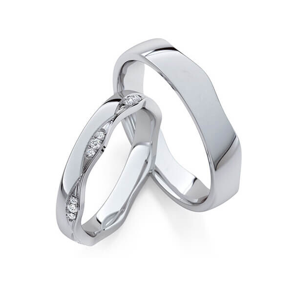 Trauringe Memoire Graugold RU-1774