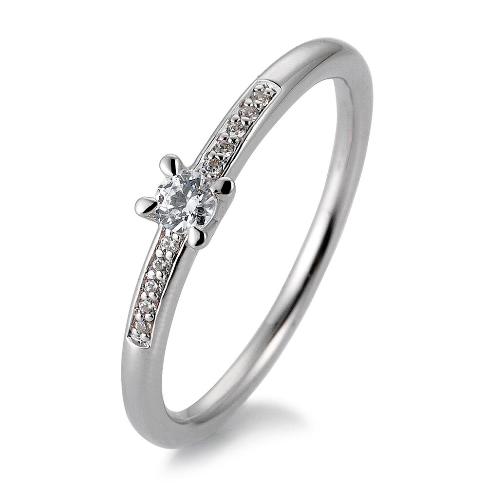 Verlobungsring Pavé Platin Brillant 41/85947