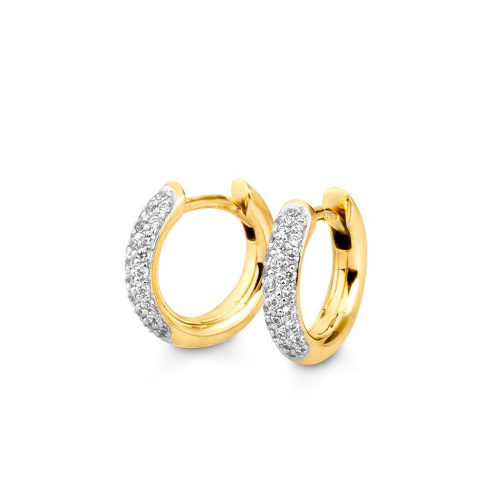 Creolen aus Gelbgold BR234-7 Brillant 0,308 ct.
